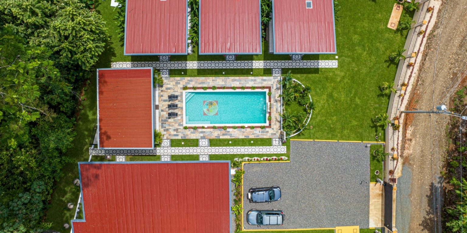 Villa with 2-Bedrooms Plus 2 Rental Casitas & Big Pool in an Amazing Location Walking Distance to Town in Uvita Costa Rica Villa with 2-Bedrooms Plus 2 Rental Casitas & Big Pool in an Amazing Location Walking Distance to Town in Uvita Costa Rica