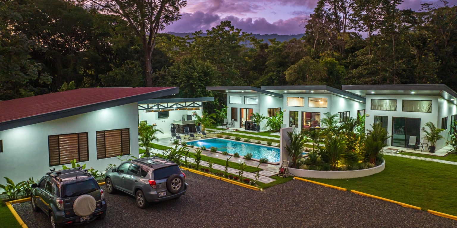 Villa with 2-Bedrooms Plus 2 Rental Casitas & Big Pool in an Amazing Location Walking Distance to Town in Uvita Costa Rica Villa with 2-Bedrooms Plus 2 Rental Casitas & Big Pool in an Amazing Location Walking Distance to Town in Uvita Costa Rica
