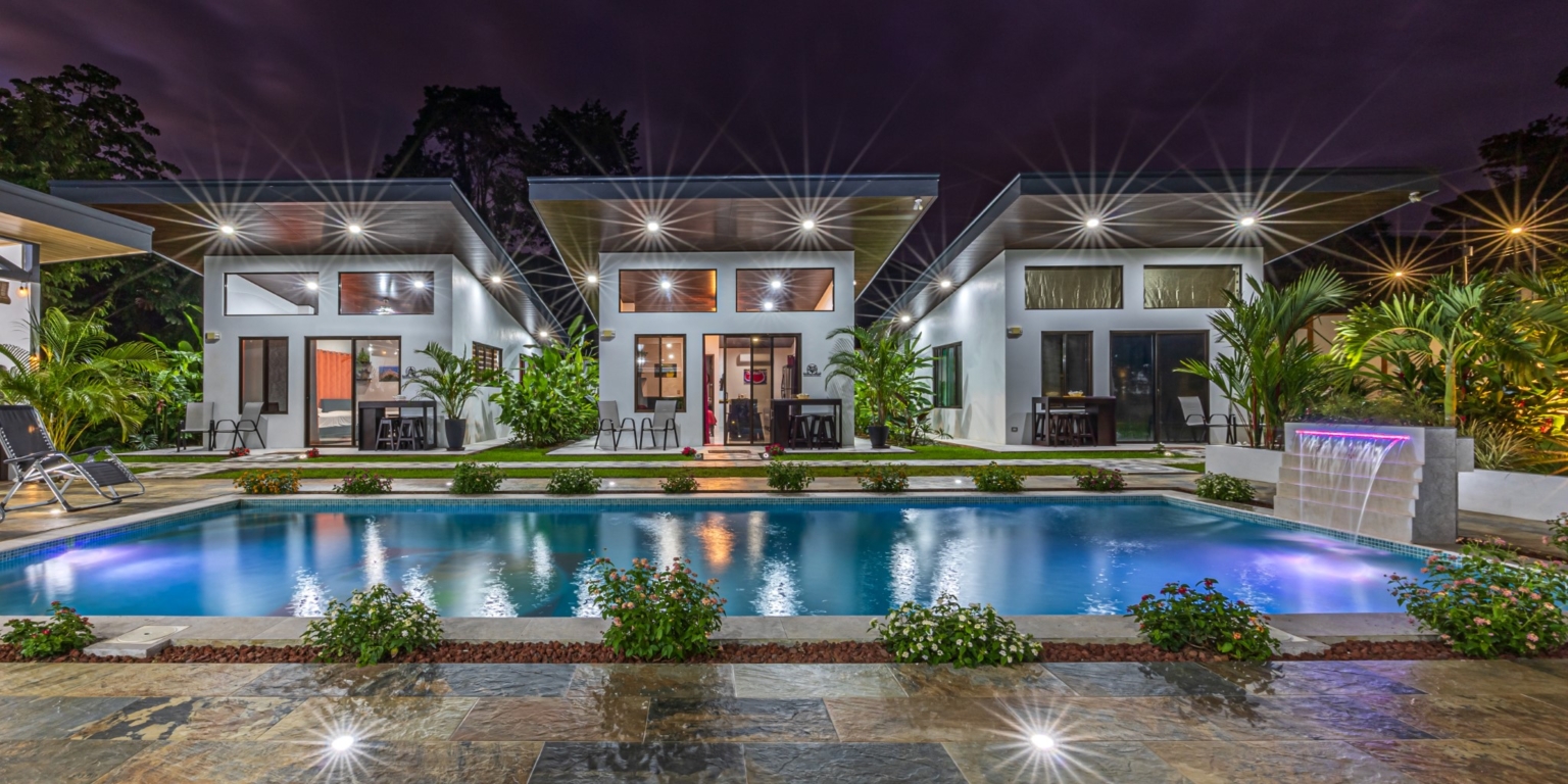 Villa with 2-Bedrooms Plus 2 Rental Casitas & Big Pool in an Amazing Location Walking Distance to Town in Uvita Costa Rica Villa with 2-Bedrooms Plus 2 Rental Casitas & Big Pool in an Amazing Location Walking Distance to Town in Uvita Costa Rica