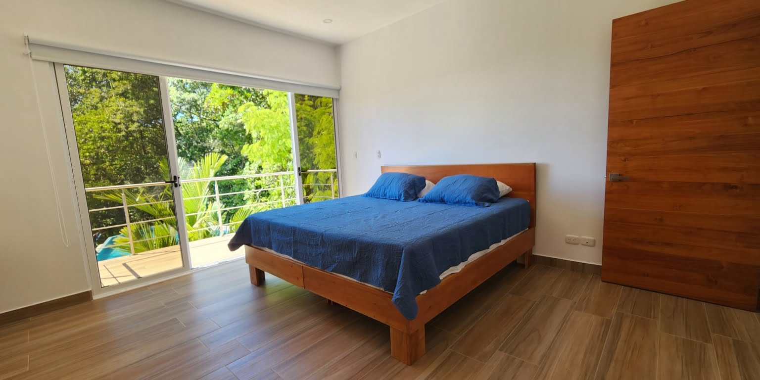 UVI258 – Villa Hermosa – 22 Unique 3-Bedroom Townhome Condo Just Minutes Walk from the Beach with Spectacular Ocean View – Perfect Rental Property in Playa Hermosa near Uvita Costa Rica