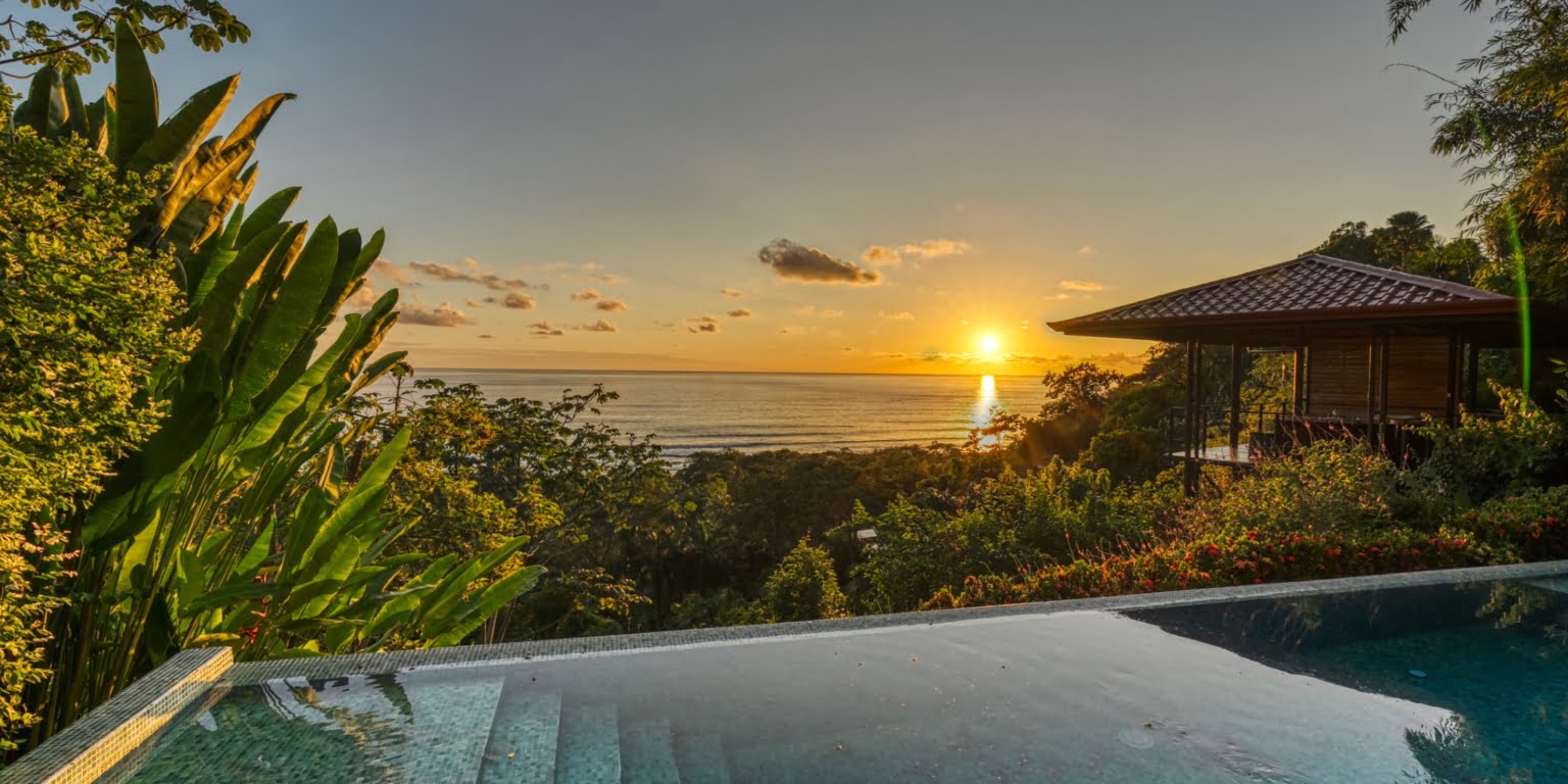 White Water Ocean & Sunset View 3-Bedroom Home in a Gated Community in Dominical Costa Rica White Water Ocean & Sunset View 3-Bedroom Home in a Gated Community in Dominical Costa Rica
