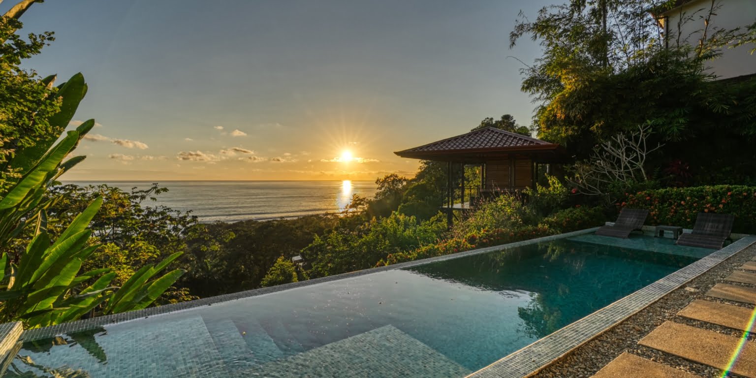 White Water Ocean & Sunset View 3-Bedroom Home in a Gated Community in Dominical Costa Rica White Water Ocean & Sunset View 3-Bedroom Home in a Gated Community in Dominical Costa Rica