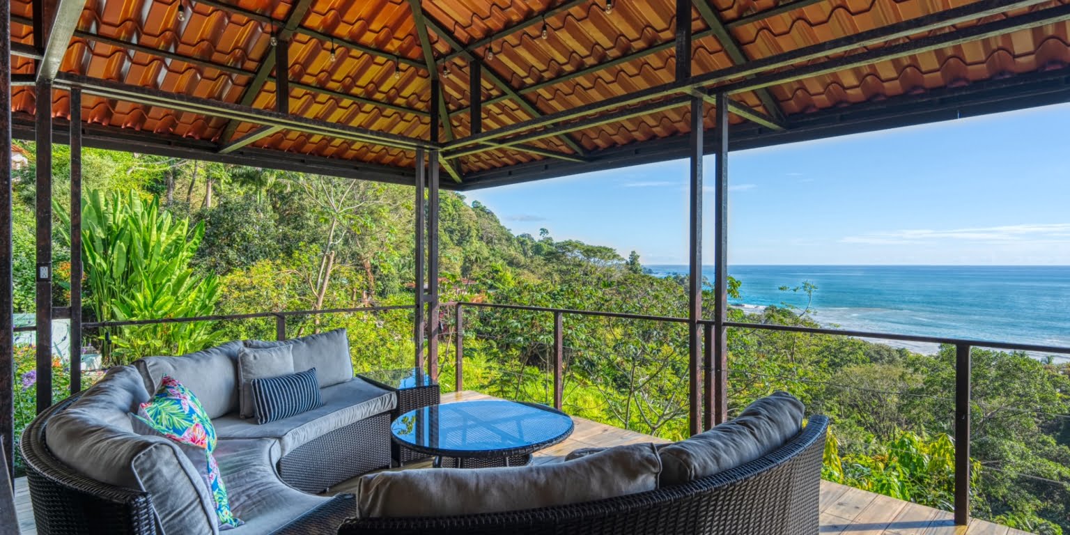 White Water Ocean & Sunset View 3-Bedroom Home in a Gated Community in Dominical Costa Rica White Water Ocean & Sunset View 3-Bedroom Home in a Gated Community in Dominical Costa Rica
