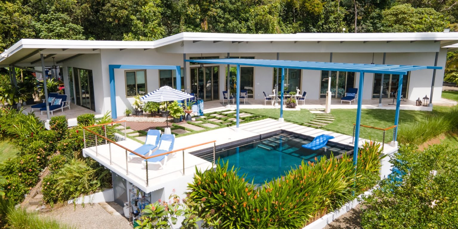 Stunning Modern Luxury Ocean View 3-Bedroom Home on Nearly 10 Acres with Private River Trails in Ojochal Costa RicaStunning Modern Luxury Ocean View 3-Bedroom Home on Nearly 10 Acres with Private River Trails in Ojochal Costa Rica Stunning Modern Luxury Ocean View 3-Bedroom Home on Nearly 10 Acres with Private River Trails in Ojochal Costa Rica