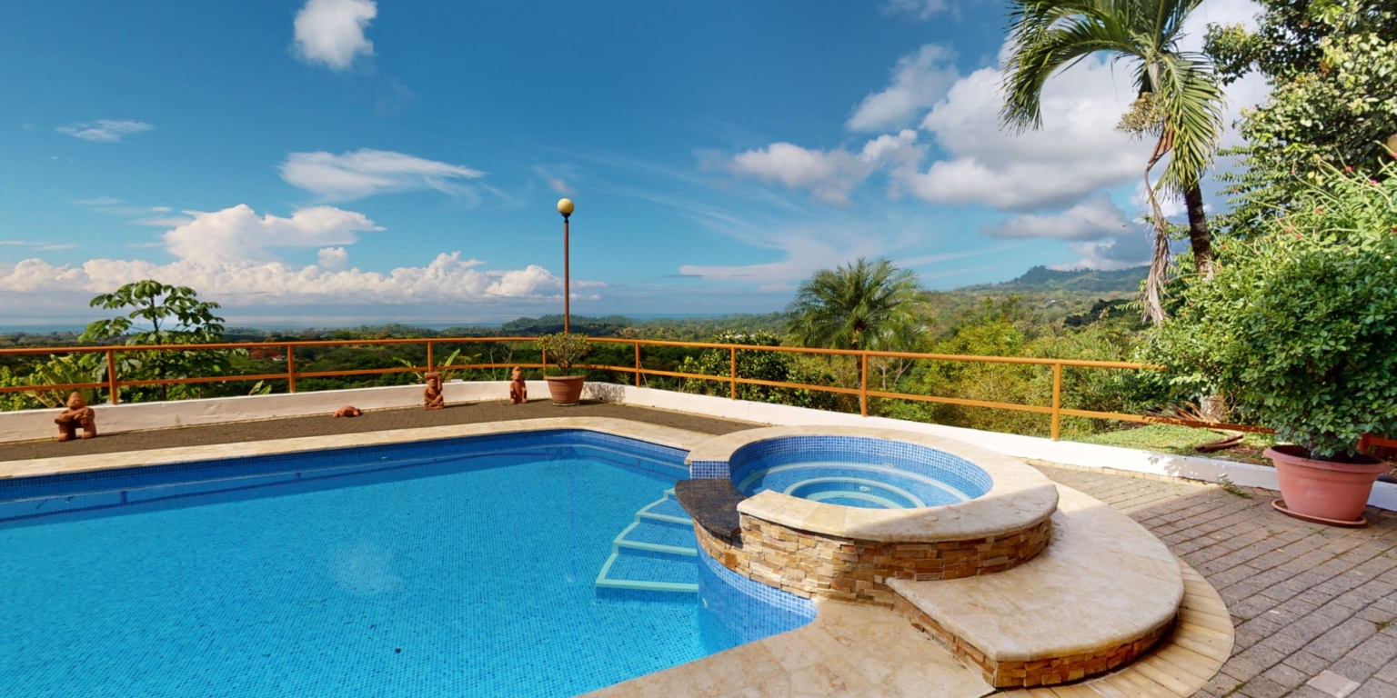 Expansive Oceanview from this 4-Bedroom Home with Big Pool In Ojochal Costa Rica Expansive Oceanview from this 4-Bedroom Home with Big Pool In Ojochal Costa Rica