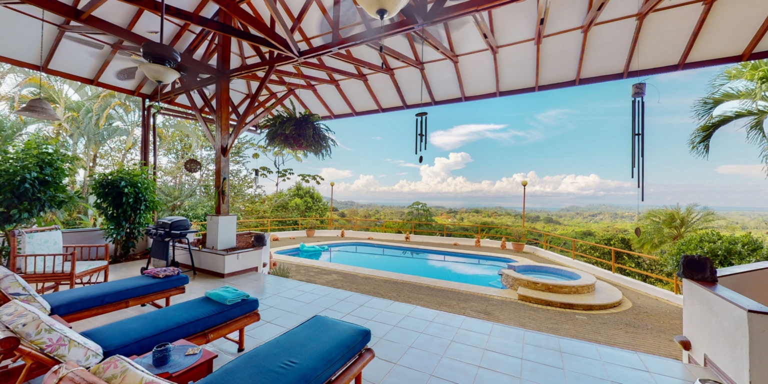 Expansive Oceanview from this 4-Bedroom Home with Big Pool In Ojochal Costa Rica Expansive Oceanview from this 4-Bedroom Home with Big Pool In Ojochal Costa Rica