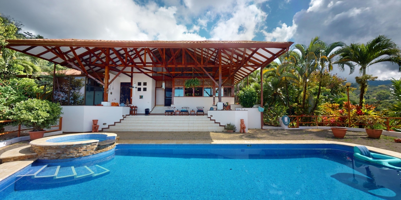 Expansive Oceanview from this 4-Bedroom Home with Big Pool In Ojochal Costa Rica Expansive Oceanview from this 4-Bedroom Home with Big Pool In Ojochal Costa Rica