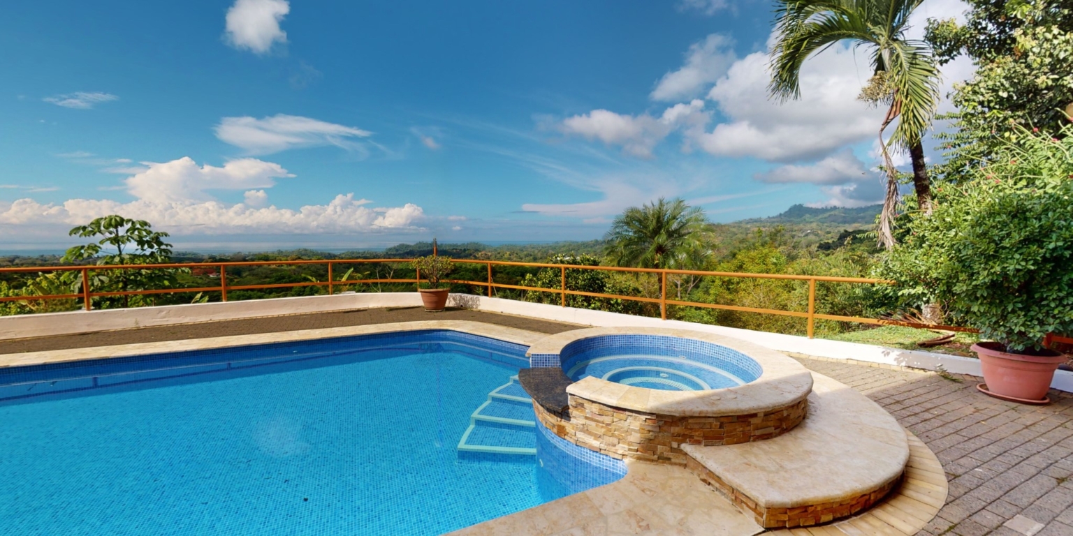 Expansive Oceanview from this 4-Bedroom Home with Big Pool In Ojochal Costa Rica Expansive Oceanview from this 4-Bedroom Home with Big Pool In Ojochal Costa Rica