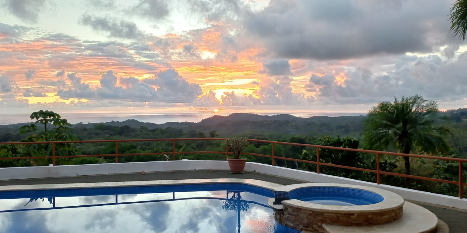 Expansive Oceanview from this 4-Bedroom Home with Big Pool In Ojochal Costa Rica Expansive Oceanview from this 4-Bedroom Home with Big Pool In Ojochal Costa Rica