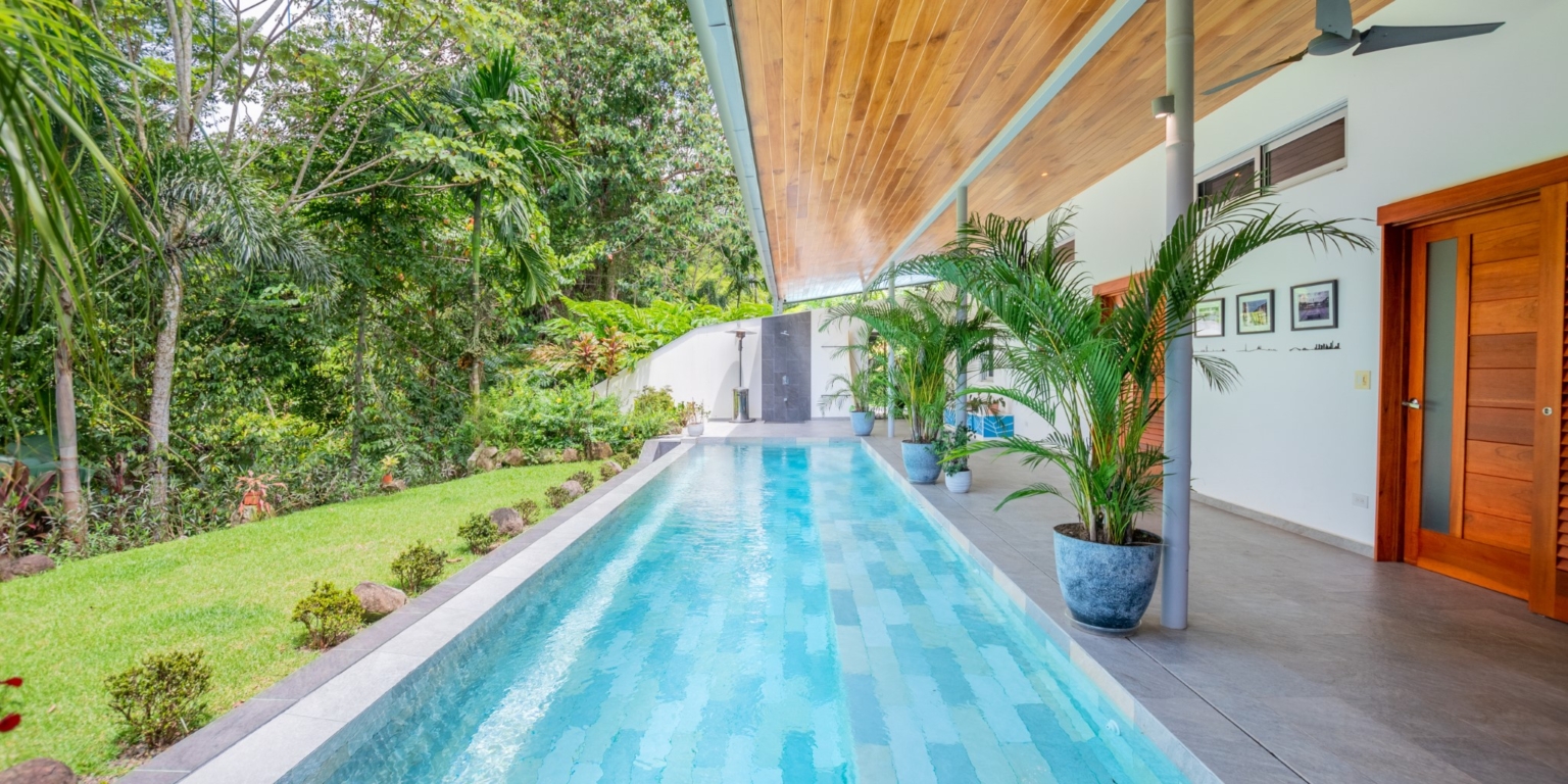 MYdesign_maison_40 Beautiful 3-Bedroom Jungle & Sunset View Home with Pool & River Access in Ojochal Costa Rica