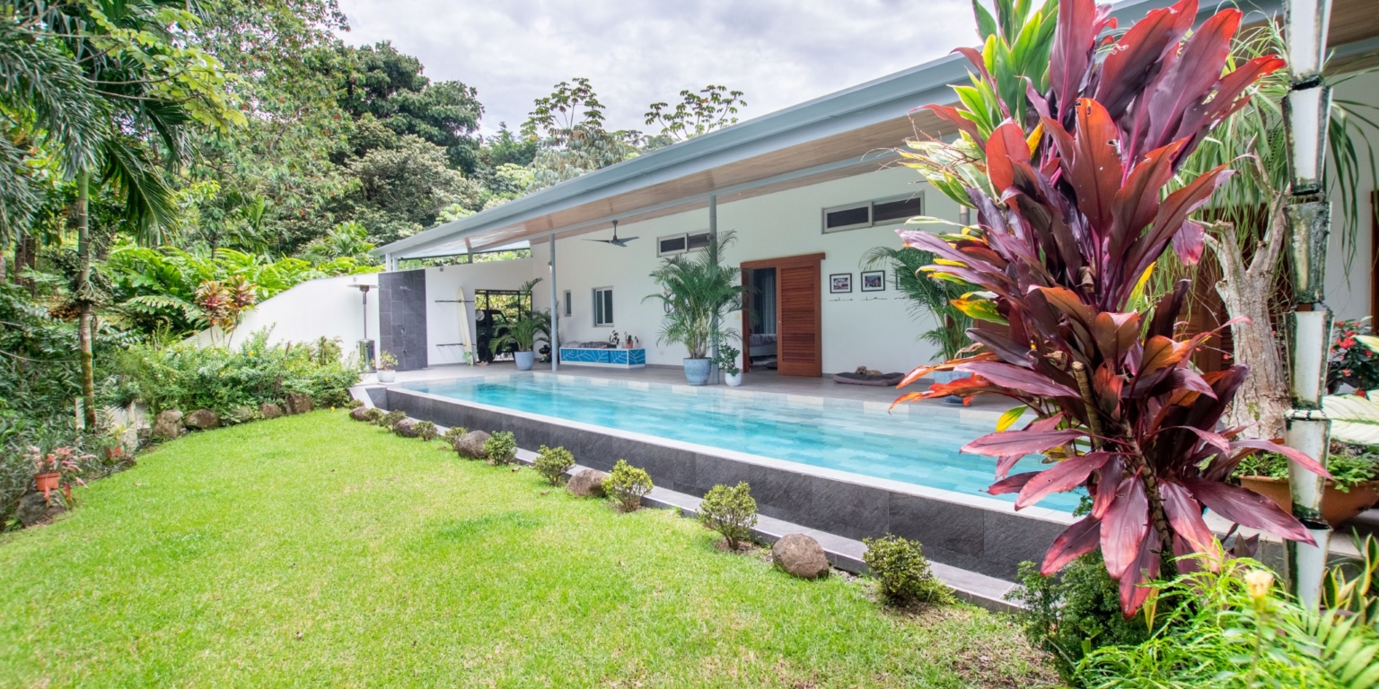 MYdesign_maison_24 Beautiful 3-Bedroom Jungle & Sunset View Home with Pool & River Access in Ojochal Costa Rica