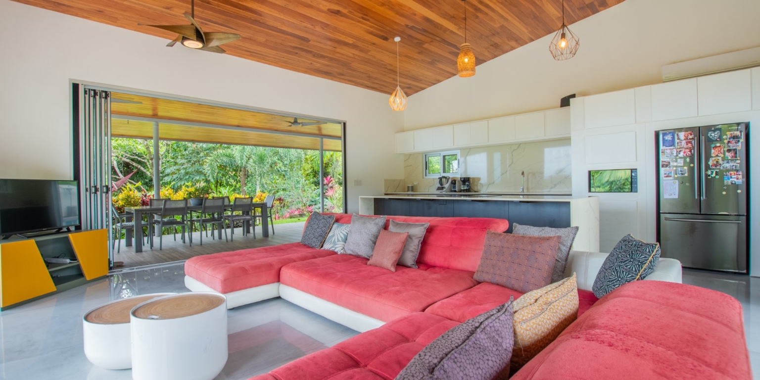 MYdesign_maison_2 Beautiful 3-Bedroom Jungle & Sunset View Home with Pool & River Access in Ojochal Costa Rica