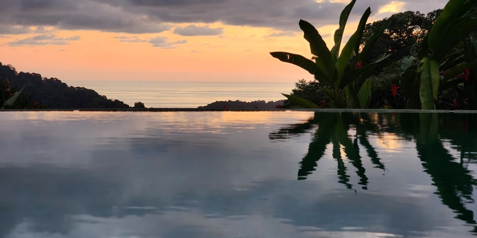 PLT173 – 02 Private Luxury Ocean View 2-Bedroom Home on 2.5 Acres for Great Privacy and Great Rental Potential in Platanillo above Dominical Costa Rica