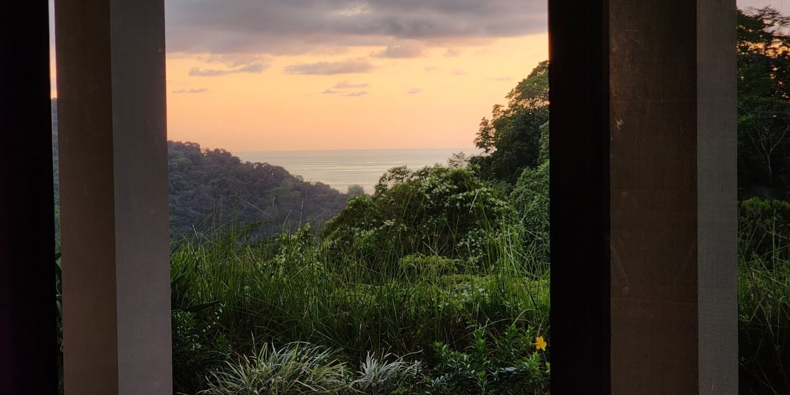 PLT173 – 35 Private Luxury Ocean View 2-Bedroom Home on 2.5 Acres for Great Privacy and Great Rental Potential in Platanillo above Dominical Costa Rica