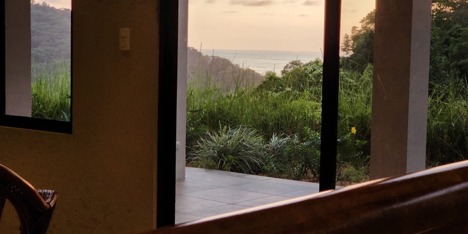 PLT173 – 20 Private Luxury Ocean View 2-Bedroom Home on 2.5 Acres for Great Privacy and Great Rental Potential in Platanillo above Dominical Costa Rica