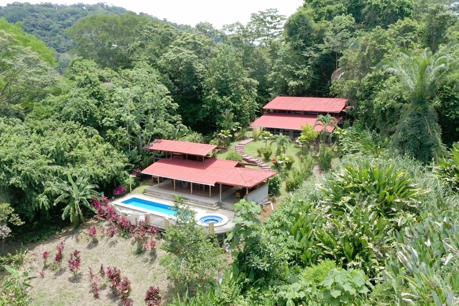 feature Income Producing, Multi-Unit Property with Ocean View Close to Beach in Hatillo near Dominical Costa Rica