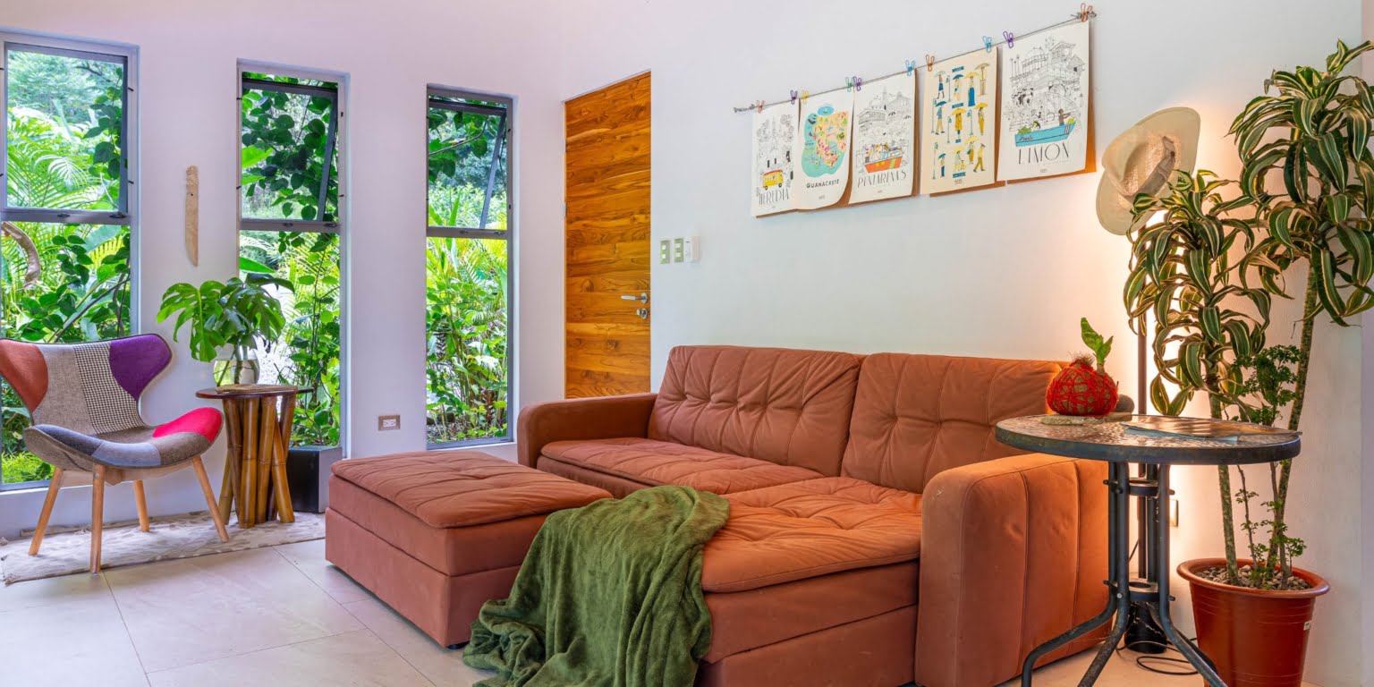 Modern 2-Bedroom Home with Beautiful Waterfall & River in Ojochal Costa Rica