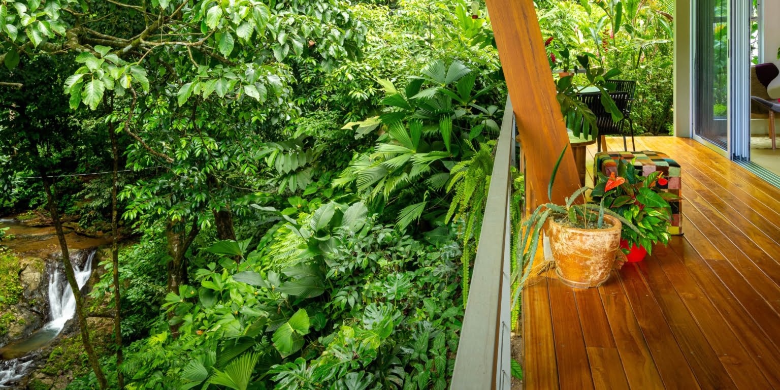 Modern 2-Bedroom Home with Beautiful Waterfall & River in Ojochal Costa Rica