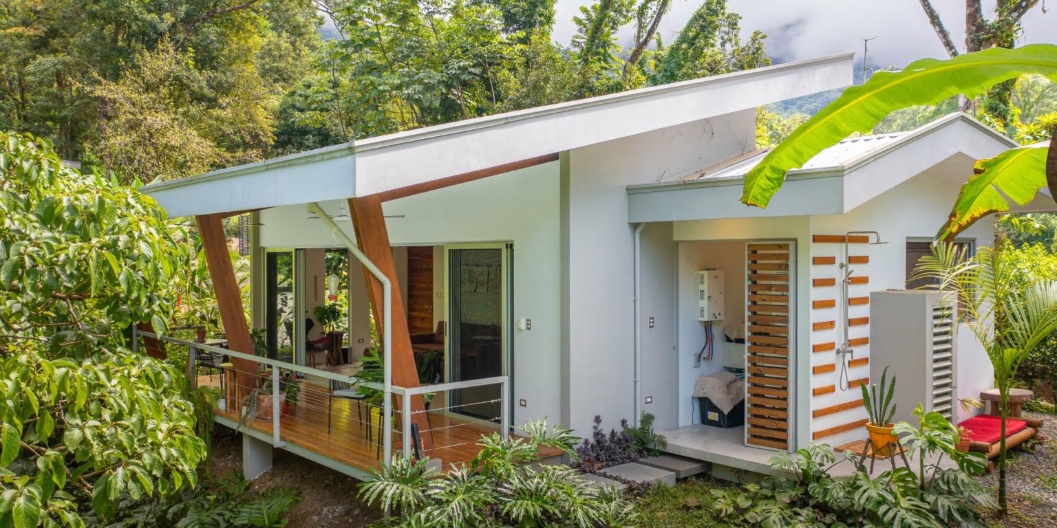 Modern 2-Bedroom Home with Beautiful Waterfall & River in Ojochal Costa Rica
