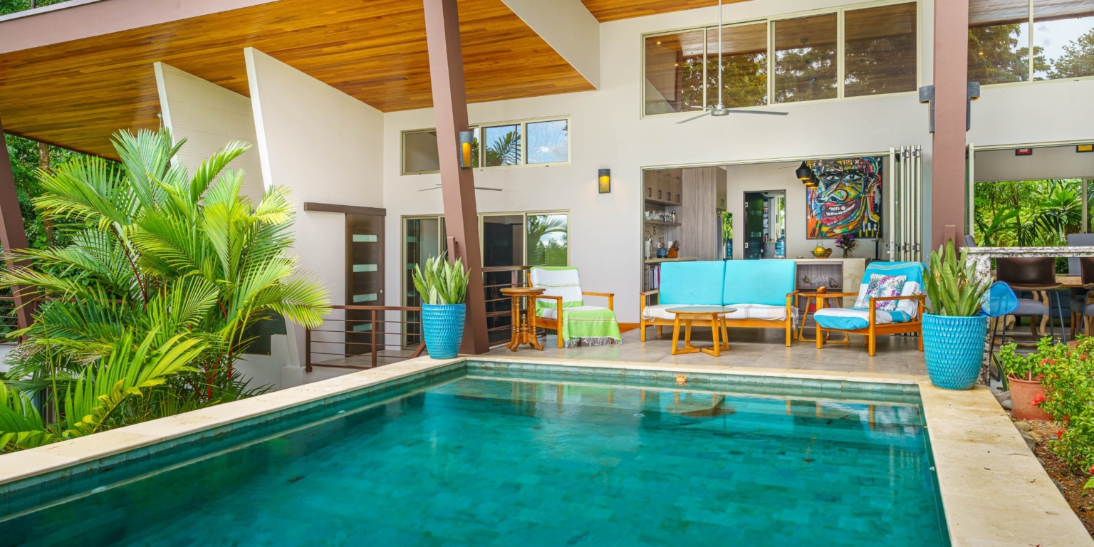 Luxury 4-Bedroom Home with Ocean View & Incredible Jungle Surroundings in Tropical Elegance above Uvita Costa Rica