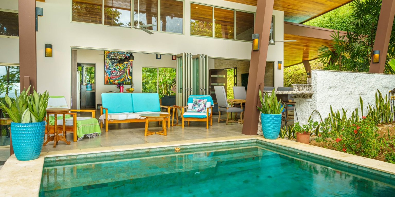 Luxury 4-Bedroom Home with Ocean View & Incredible Jungle Surroundings in Tropical Elegance above Uvita Costa Rica