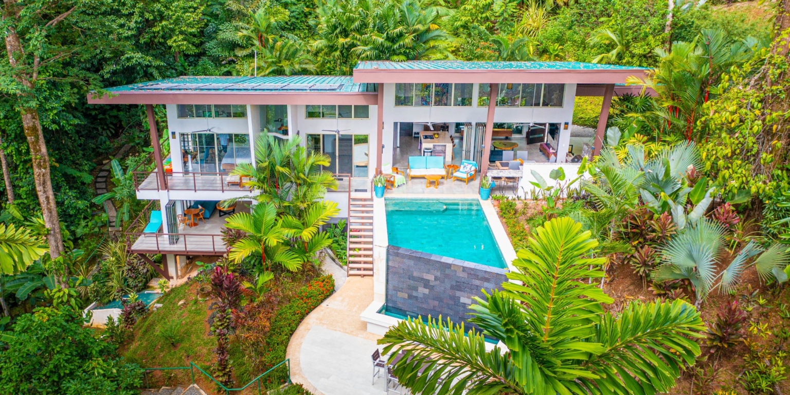 Luxury 4-Bedroom Home with Ocean View & Incredible Jungle Surroundings in Tropical Elegance above Uvita Costa Rica
