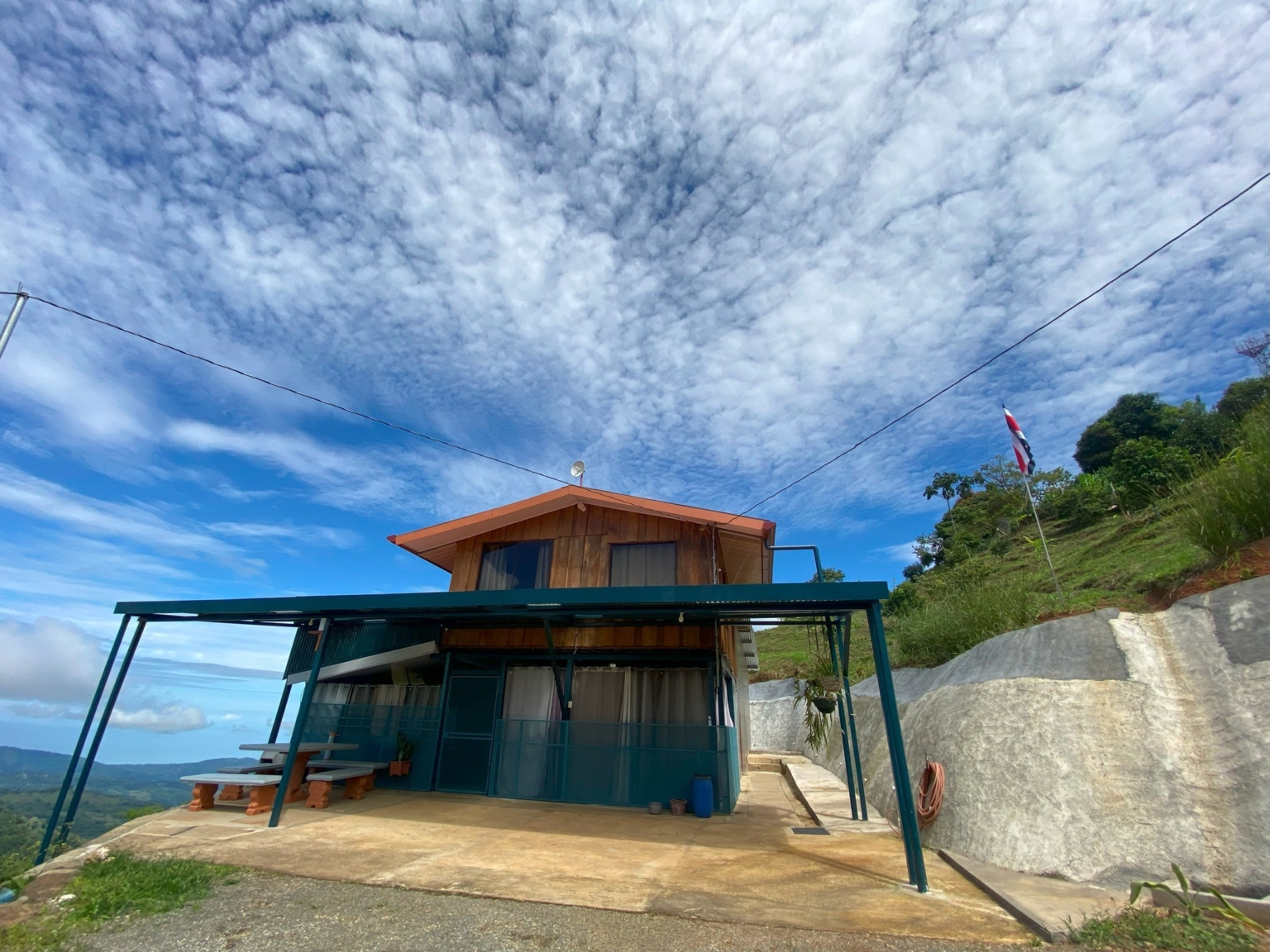 Josue Navarro 33 Incredible Mountain & Ocean Views with Two Cabins, Many Fruit Trees & More Building Areas on Top of the Mountains in Tinamastes Costa Rica