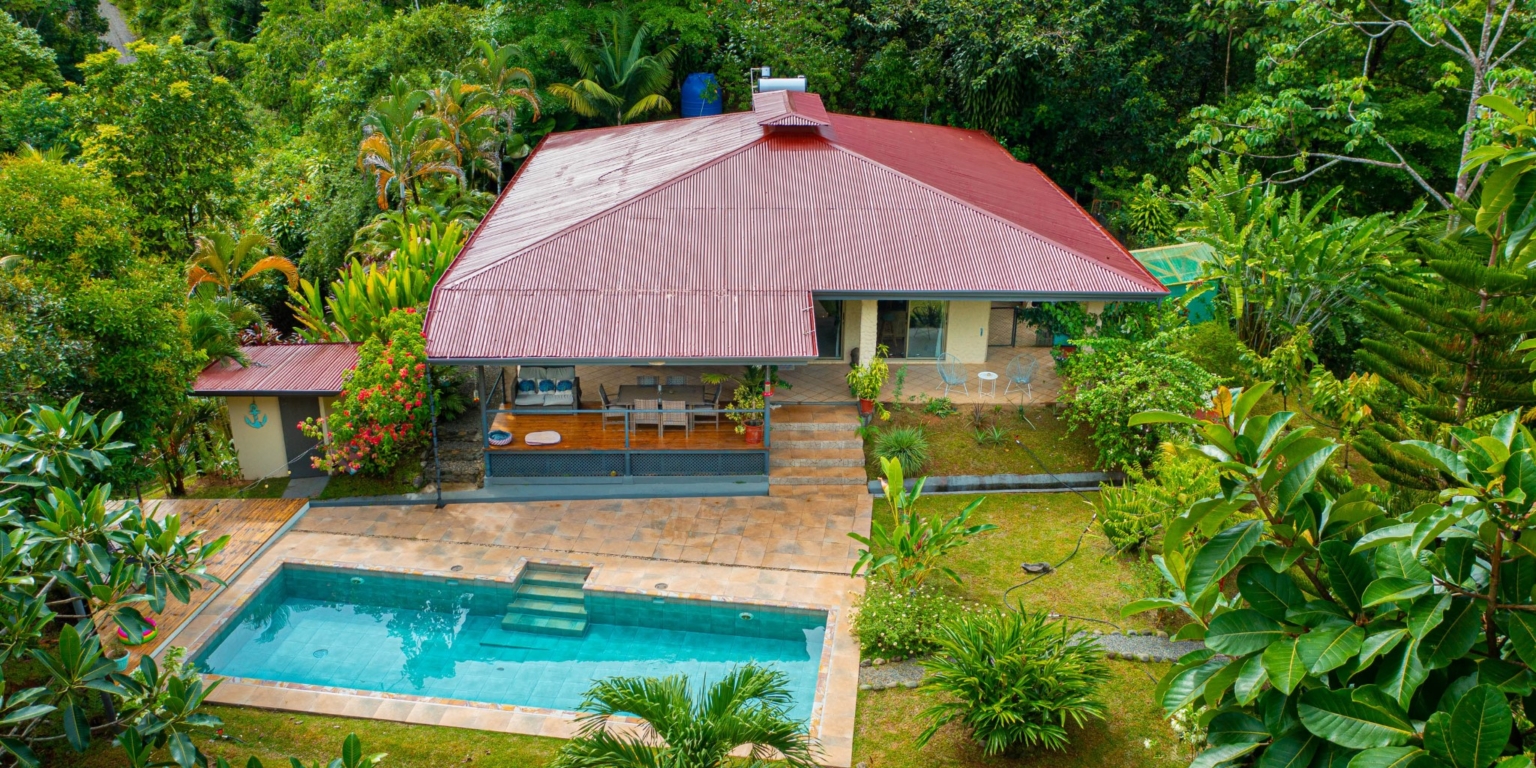 Beautiful 3-Bedroom Home with Cabin, River & Jungle on a 3 Acre Property in Tres Rios Costa Rica
