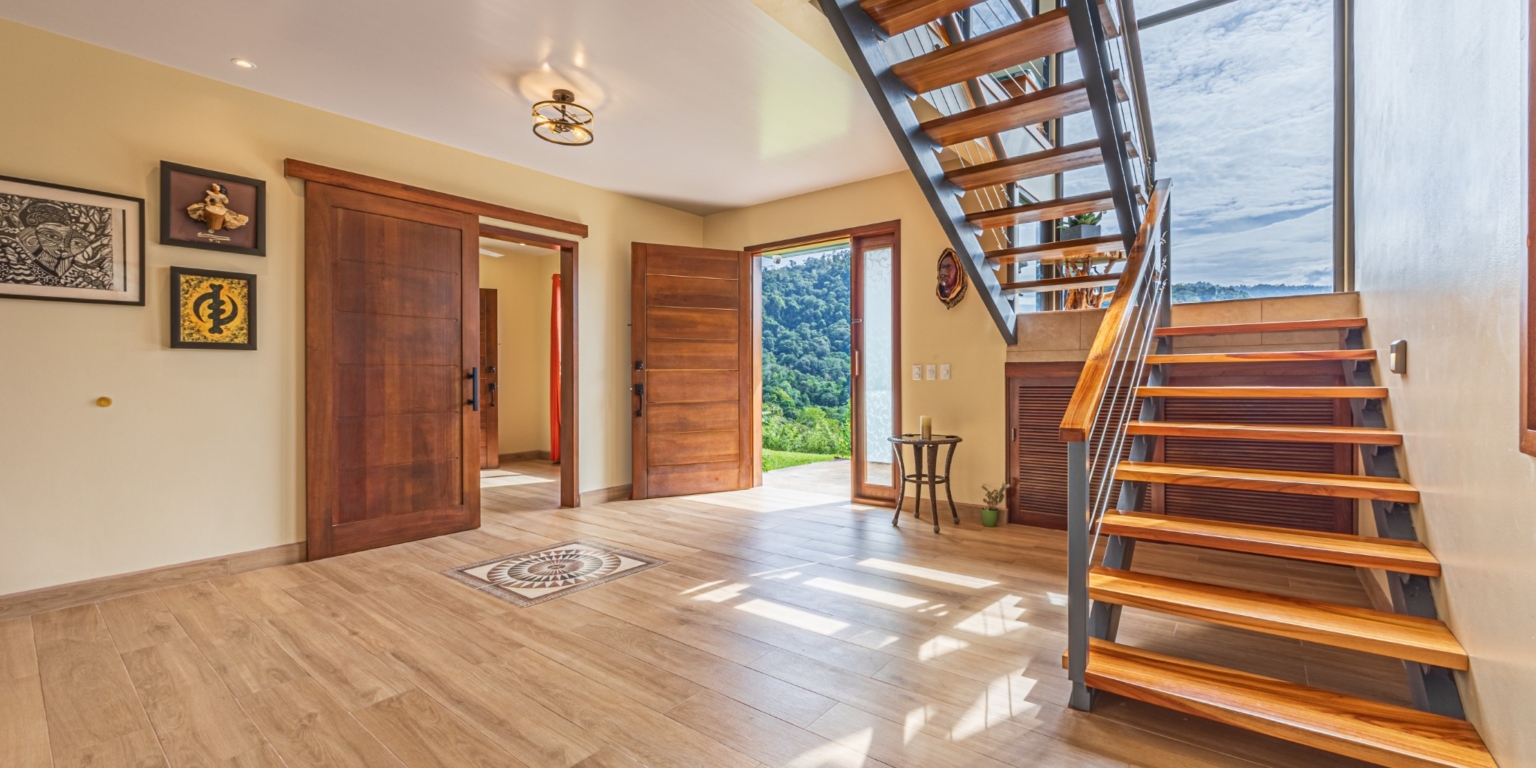 Invest in this Solid 4-Bedroom Home with Possible ROI from Renting out the Home & Guest Houses in Portalon near Dominical Costa Rica