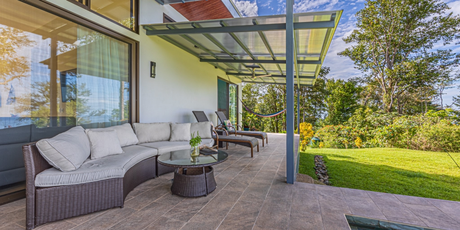Invest in this Solid 4-Bedroom Home with Possible ROI from Renting out the Home & Guest Houses in Portalon near Dominical Costa Rica