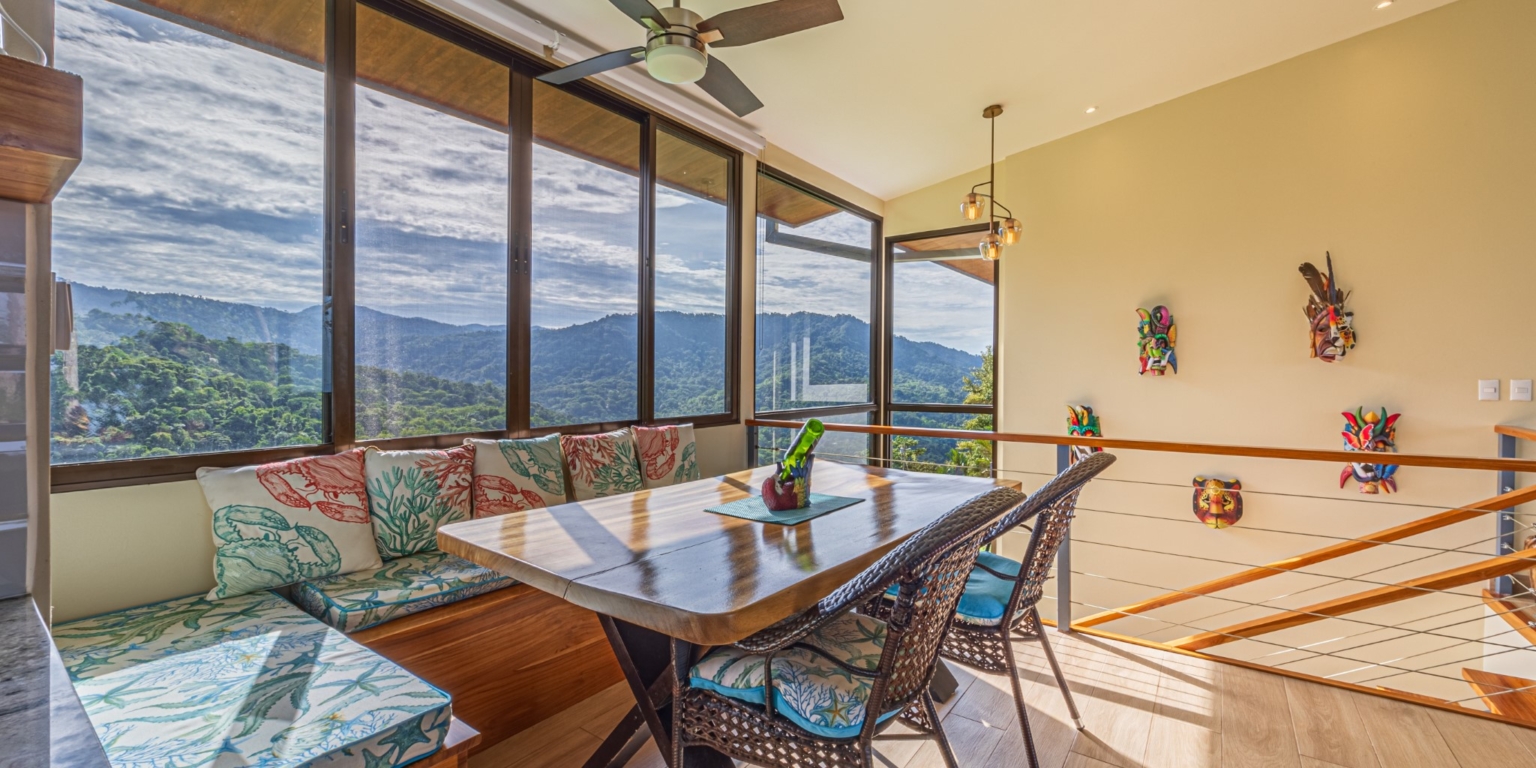 Invest in this Solid 4-Bedroom Home with Possible ROI from Renting out the Home & Guest Houses in Portalon near Dominical Costa Rica