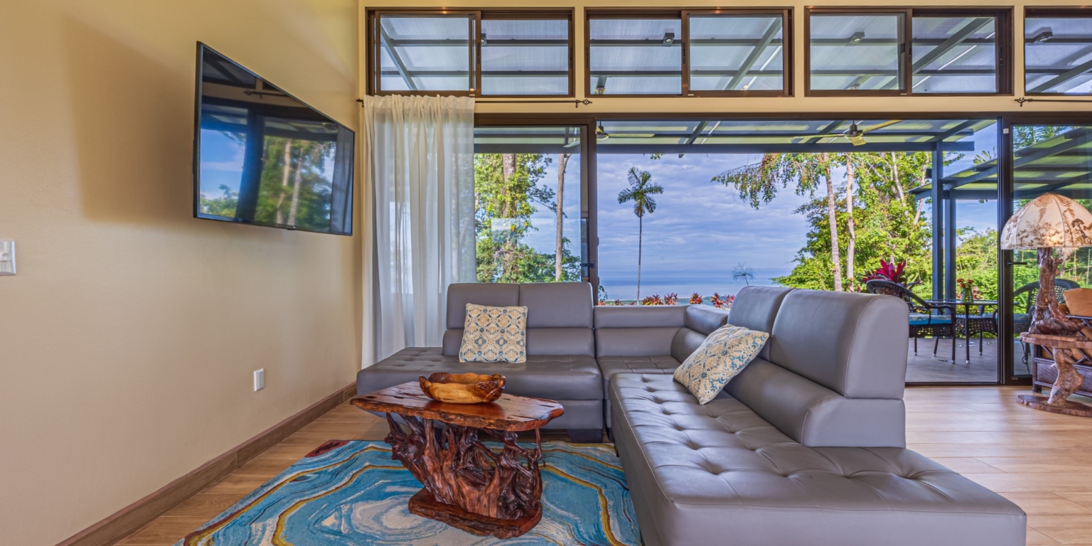 Invest in this Solid 4-Bedroom Home with Possible ROI from Renting out the Home & Guest Houses in Portalon near Dominical Costa Rica