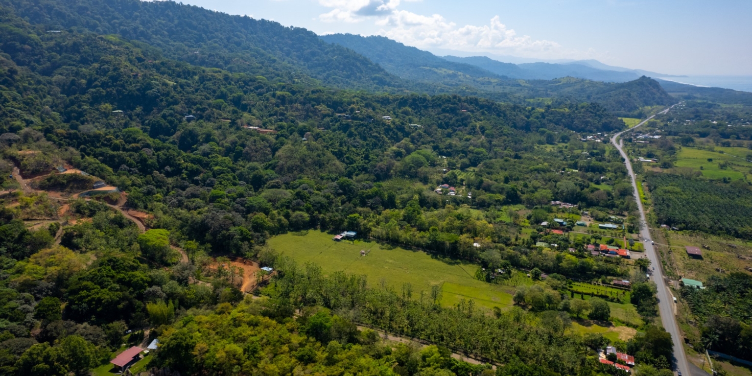 Ocean View Building Lots in the Hills above Matapalo Beach near Dominical Costa Rica