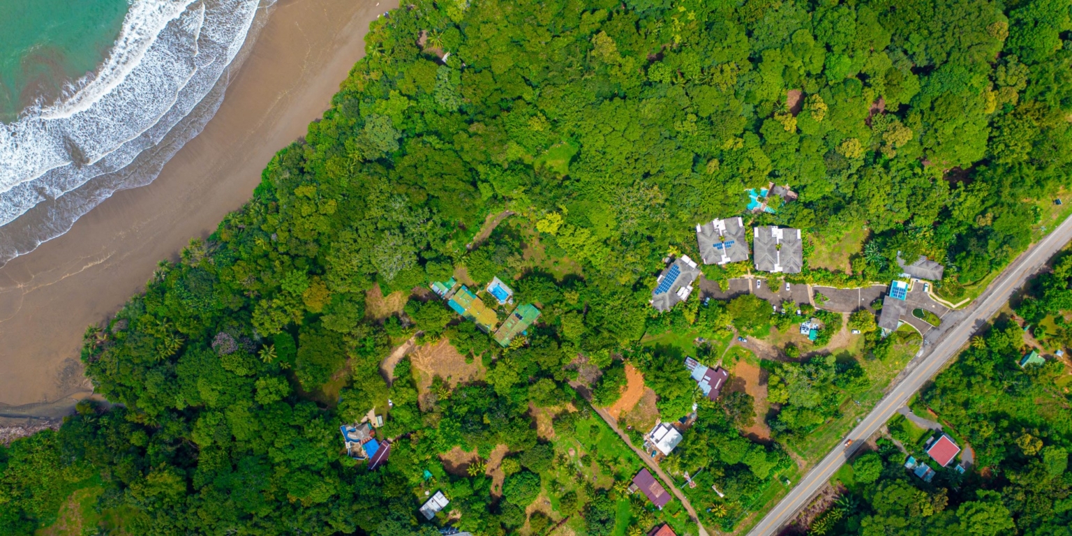 DJI_0888 Beach Side Living! Beach Front Condo at Elan on Bahia Ballena Beach – Completely Unique Property in Ballena Costa Rica