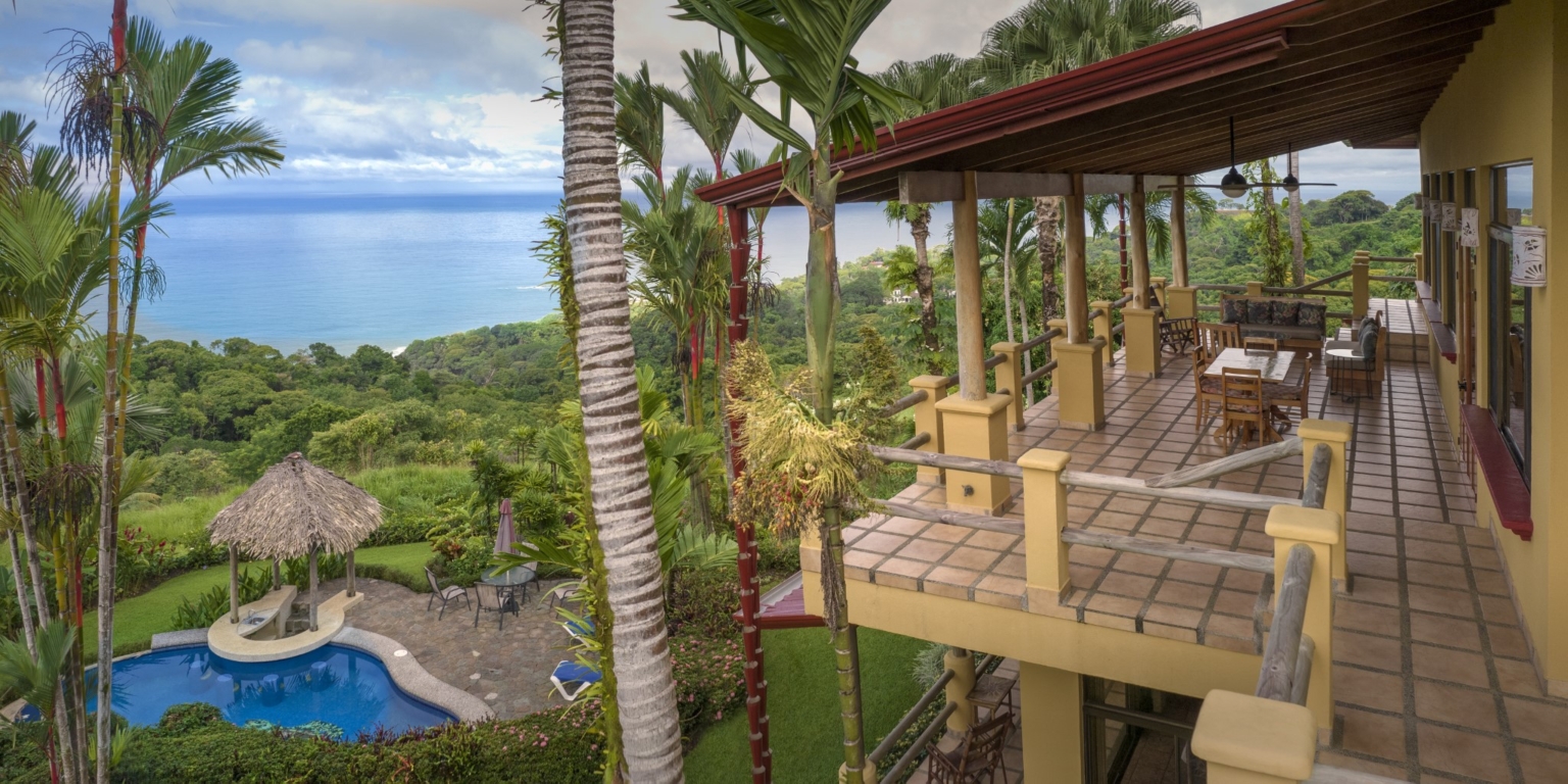 Tropical Resort-Style Ocean View Estate with Pool, 4-Bedroom Home & Guest House in Dominical Costa Rica Tropical Resort-Style Ocean View Estate with Pool, 4-Bedroom Home & Guest House in Dominical Costa Rica