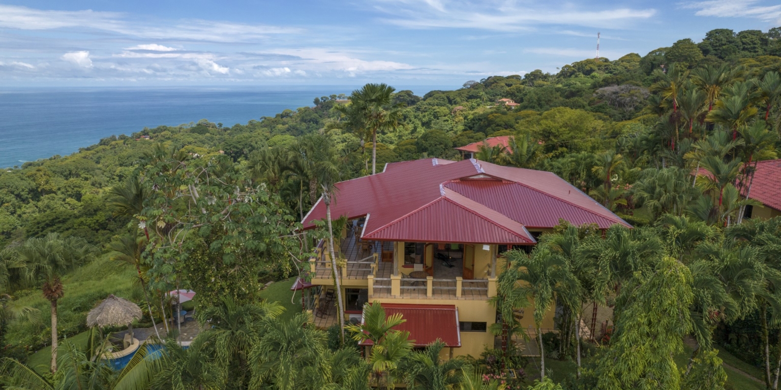 Tropical Resort-Style Ocean View Estate with Pool, 4-Bedroom Home & Guest House in Dominical Costa Rica Tropical Resort-Style Ocean View Estate with Pool, 4-Bedroom Home & Guest House in Dominical Costa Rica
