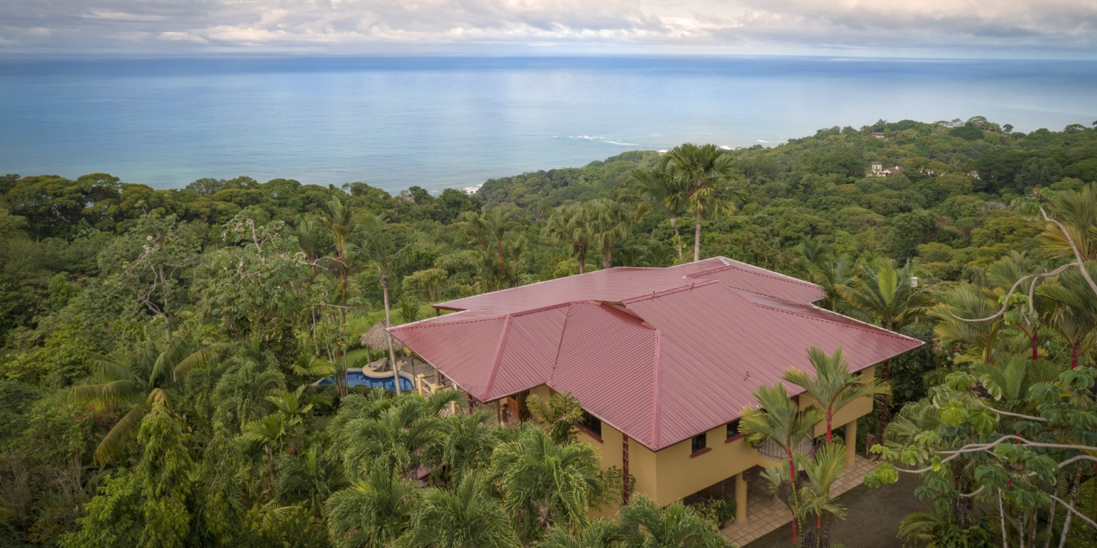Tropical Resort-Style Ocean View Estate with Pool, 4-Bedroom Home & Guest House in Dominical Costa Rica Tropical Resort-Style Ocean View Estate with Pool, 4-Bedroom Home & Guest House in Dominical Costa Rica
