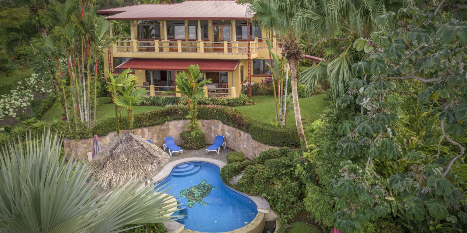 Tropical Resort-Style Ocean View Estate with Pool, 4-Bedroom Home & Guest House in Dominical Costa Rica Tropical Resort-Style Ocean View Estate with Pool, 4-Bedroom Home & Guest House in Dominical Costa Rica