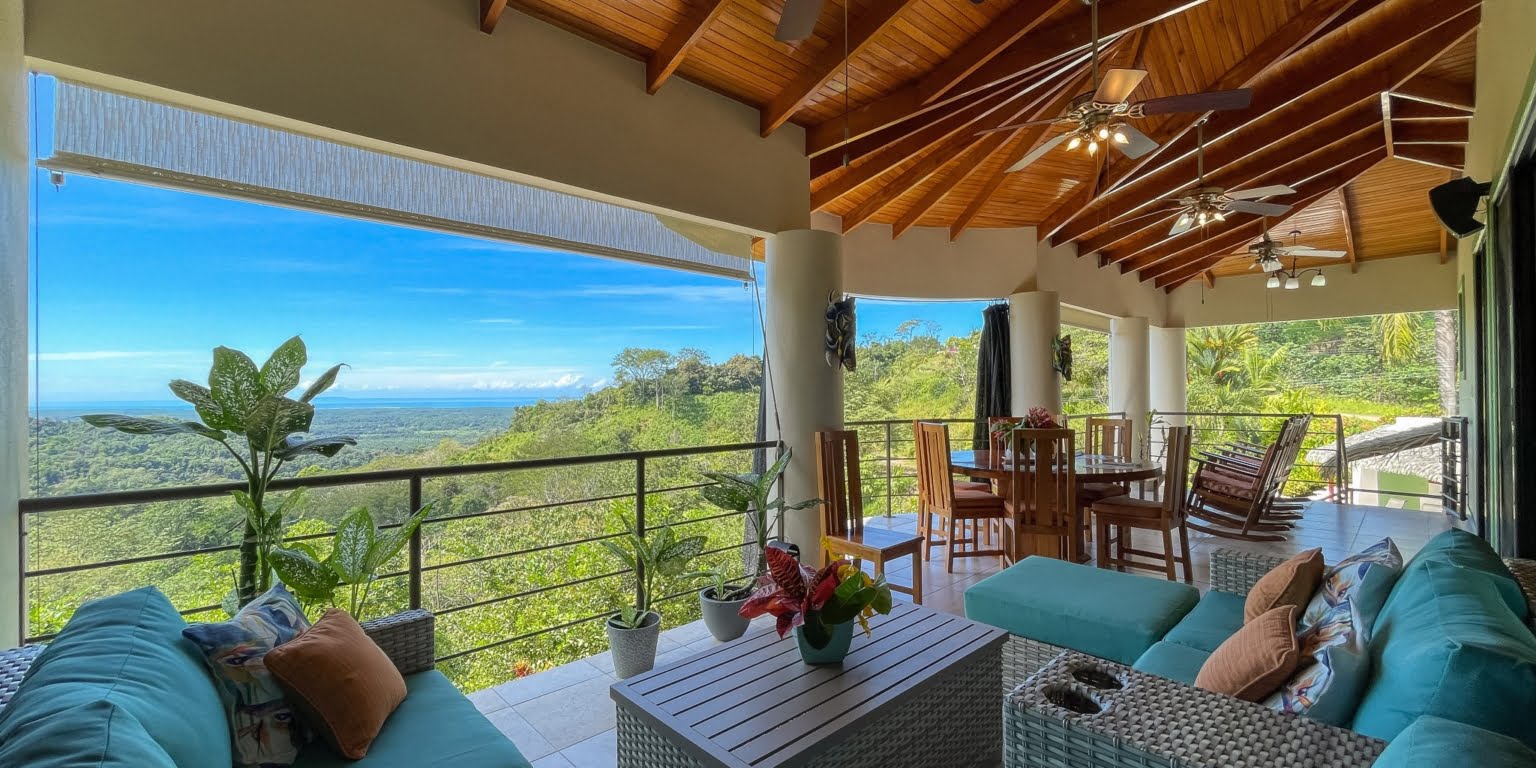 Relaxing & Elegant Beautiful 3-Bedroom Home with Mountain & Ocean Views in Chontales Costa Rica