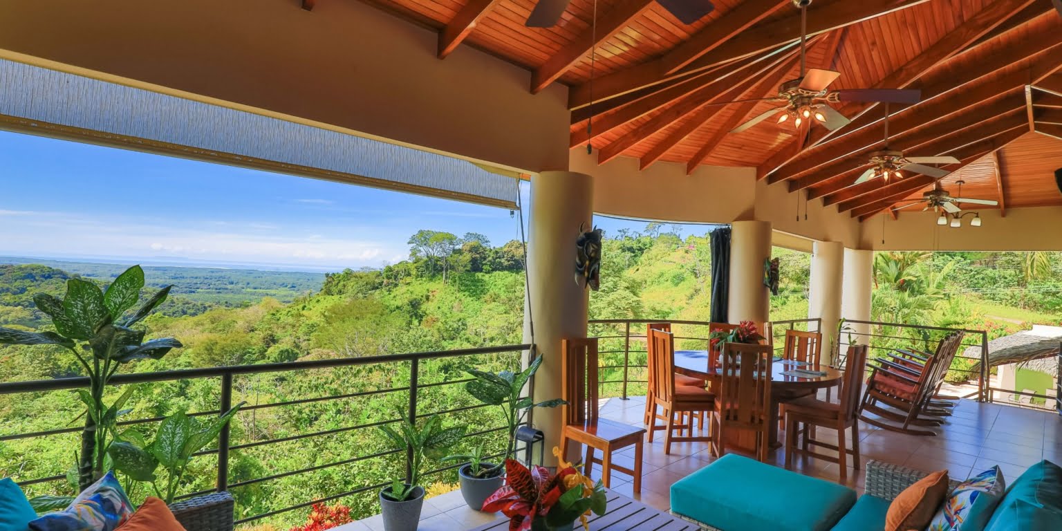 Relaxing & Elegant Beautiful 3-Bedroom Home with Mountain & Ocean Views in Chontales Costa Rica