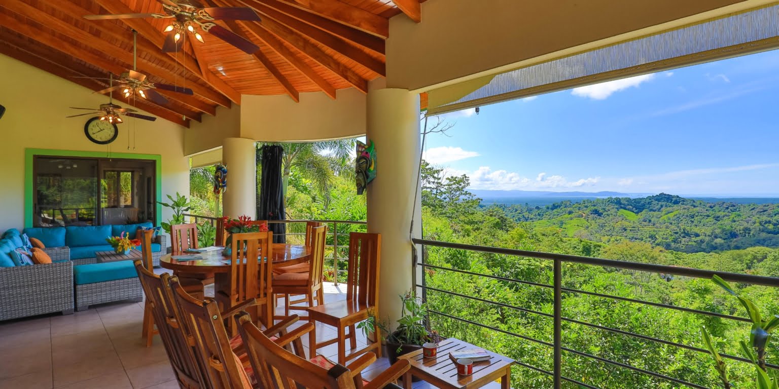 Relaxing & Elegant Beautiful 3-Bedroom Home with Mountain & Ocean Views in Chontales Costa Rica
