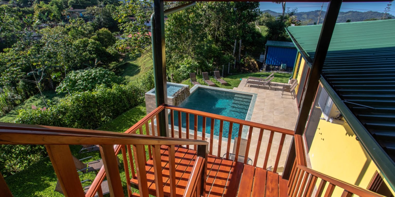 Amazing Views from this 5-Bedroom Home with Pool, 3 Kitchens, Multiple Living Spaces, Amazing Views & Easy Access in Platanillo above Dominical Costa Rica Amazing Views from this 5-Bedroom Home with Pool, 3 Kitchens, Multiple Living Spaces, Amazing Views & Easy Access in Platanillo above Dominical Costa Rica
