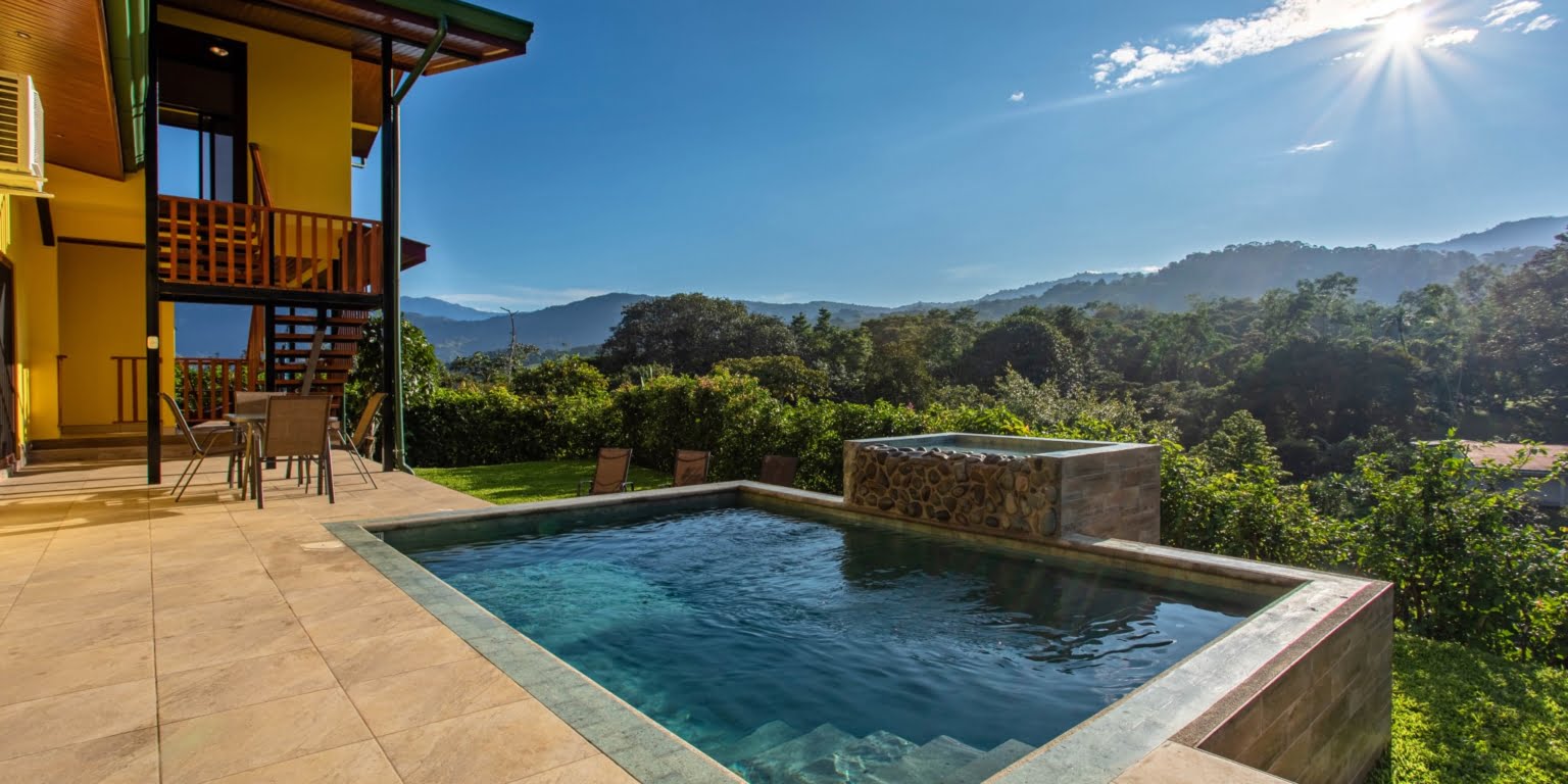 Amazing Views from this 5-Bedroom Home with Pool, 3 Kitchens, Multiple Living Spaces, Amazing Views & Easy Access in Platanillo above Dominical Costa Rica Amazing Views from this 5-Bedroom Home with Pool, 3 Kitchens, Multiple Living Spaces, Amazing Views & Easy Access in Platanillo above Dominical Costa Rica