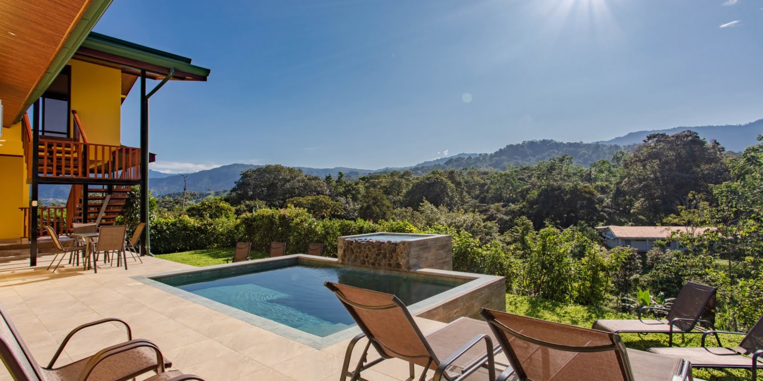 Amazing Views from this 5-Bedroom Home with Pool, 3 Kitchens, Multiple Living Spaces, Amazing Views & Easy Access in Platanillo above Dominical Costa Rica Amazing Views from this 5-Bedroom Home with Pool, 3 Kitchens, Multiple Living Spaces, Amazing Views & Easy Access in Platanillo above Dominical Costa Rica