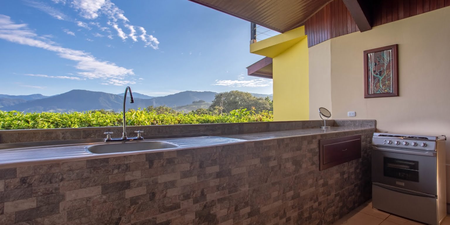 Amazing Views from this 5-Bedroom Home with Pool, 3 Kitchens, Multiple Living Spaces, Amazing Views & Easy Access in Platanillo above Dominical Costa Rica Amazing Views from this 5-Bedroom Home with Pool, 3 Kitchens, Multiple Living Spaces, Amazing Views & Easy Access in Platanillo above Dominical Costa Rica