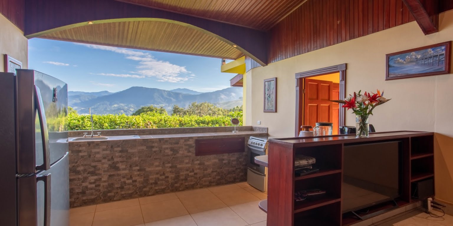 Amazing Views from this 5-Bedroom Home with Pool, 3 Kitchens, Multiple Living Spaces, Amazing Views & Easy Access in Platanillo above Dominical Costa Rica Amazing Views from this 5-Bedroom Home with Pool, 3 Kitchens, Multiple Living Spaces, Amazing Views & Easy Access in Platanillo above Dominical Costa Rica