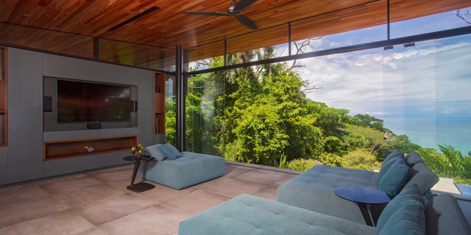 Stunning 4-Bedroom Luxury Home with Incredible Outdoor Space including Whale Tail View, Firepit & Infinity Pool in Costa Verde Estates above Dominicalito Costa Rica
