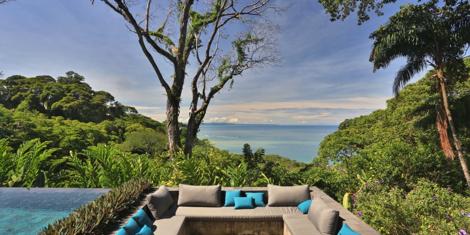 Stunning 4-Bedroom Luxury Home with Incredible Outdoor Space including Whale Tail View, Firepit & Infinity Pool in Costa Verde Estates above Dominicalito Costa Rica