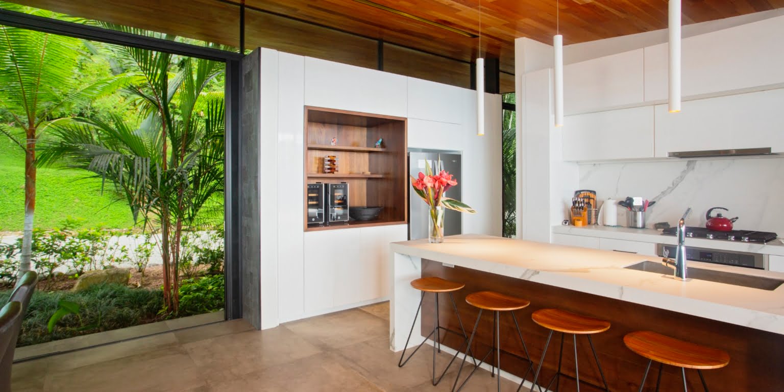 Stunning 4-Bedroom Luxury Home with Incredible Outdoor Space including Whale Tail View, Firepit & Infinity Pool in Costa Verde Estates above Dominicalito Costa Rica