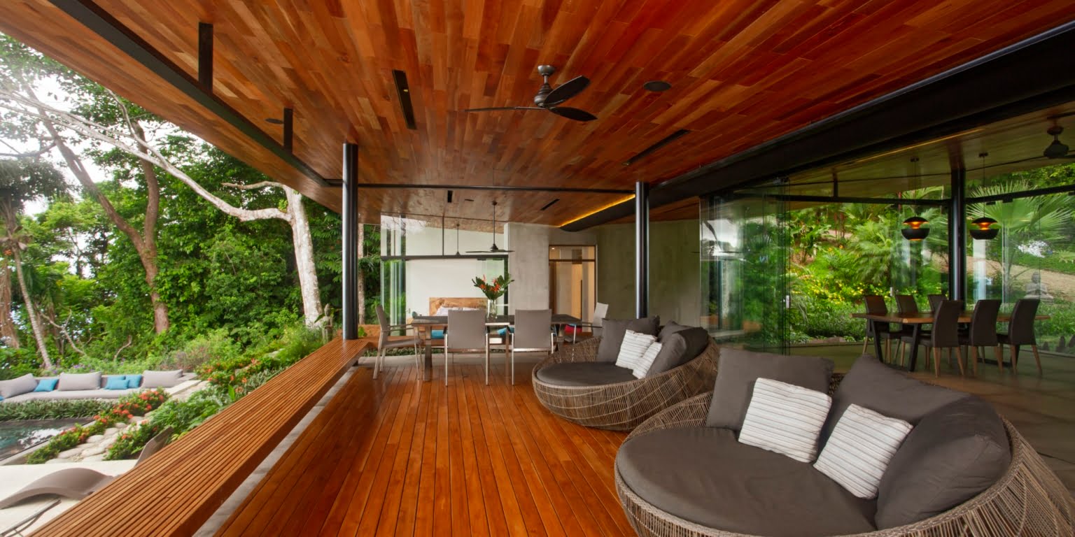 Stunning 4-Bedroom Luxury Home with Incredible Outdoor Space including Whale Tail View, Firepit & Infinity Pool in Costa Verde Estates above Dominicalito Costa Rica